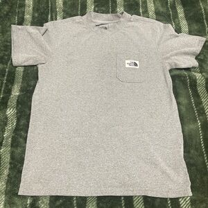 The North Face Light Gray Men's Short Sleeve Tee